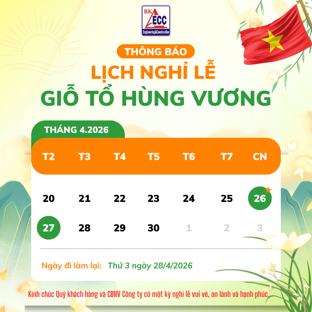 Thông báo lịch nghỉ lễ Giỗ Tổ Hùng Vương 2026